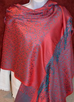 Silk Blend Shawl Wrap Stole 
