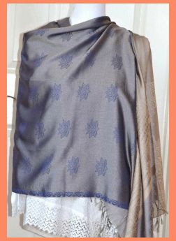 Angkor Wat Temple Silk Shawl Wrap