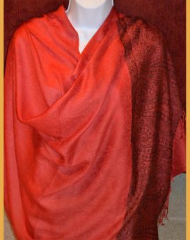 Paisley Pashmina Silk Blend Shawl Wrap