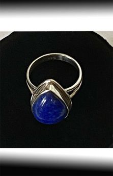 Artisan Created Hand Crafted Lapis Lazuli Sterling Silver Ring