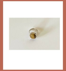 Artisan Created Hand Crafted Natural Tiger's Eye Sterling Silver