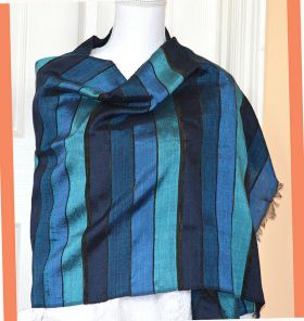 Moroccan cactus silk stole wrap