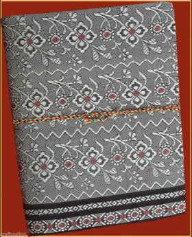 Brown Brocade Cover Handmade Paper Journal Diary 