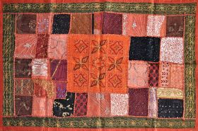 Sequin Bead Work Hand Embroidered Wall Tapestry