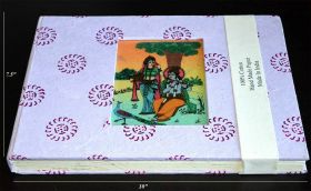 Gemstone Painting Cover Recycled Handmade Paper Journal