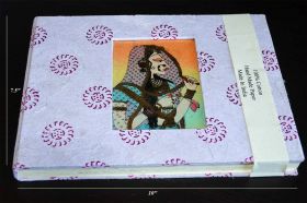 Recycled Paper Gemstone Painting Cover Journal Diary 