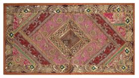 Hand Embroidered Antique Patches Sequin Work Wall Tapestry