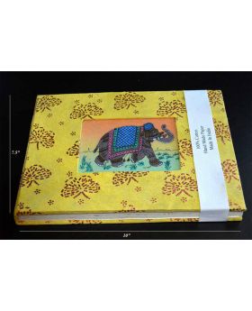 Gemstone Painting Cover Recycled Handmade Paper Journal Diary