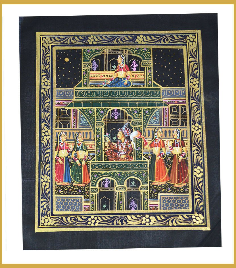 Mughal King And Queen Miniature Painting