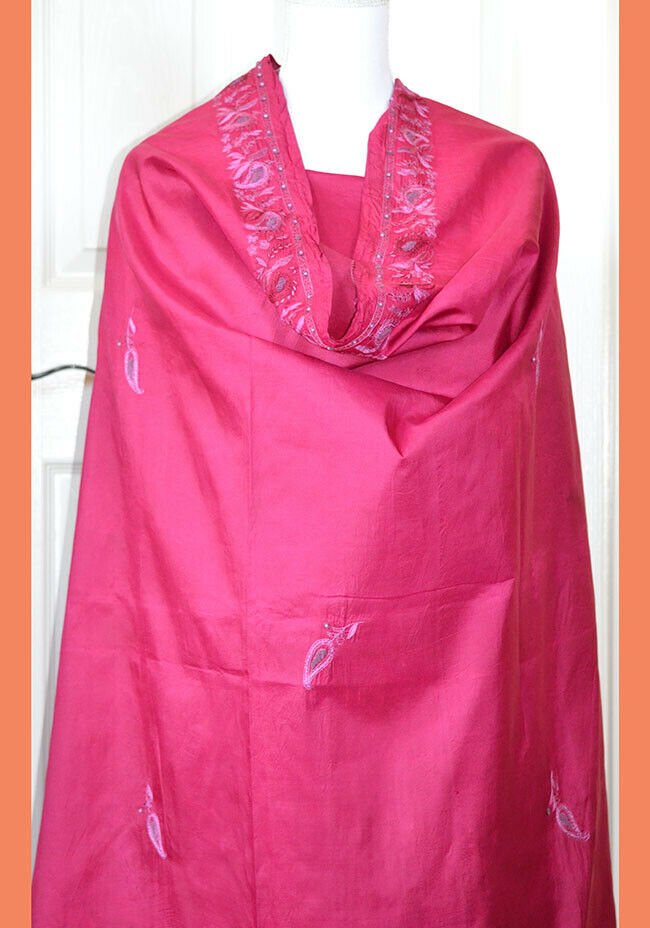 Silk vintage long stole - Image 5