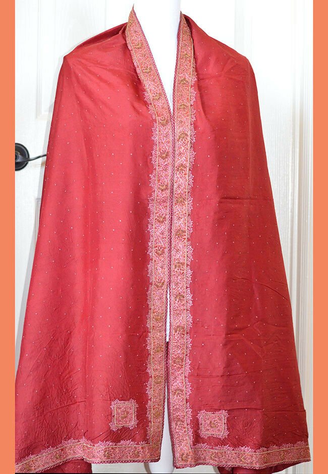 Silk vintage long stole