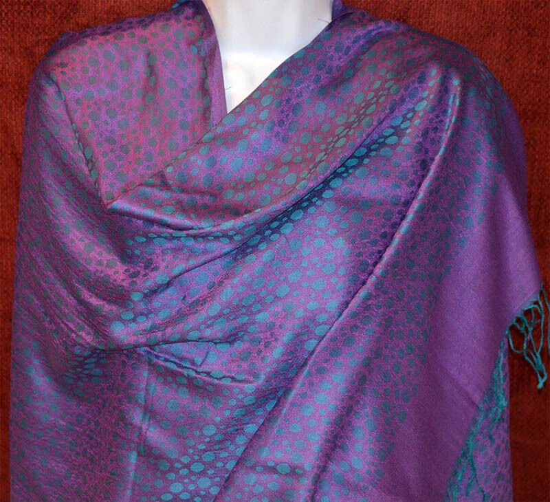 Silk Blend Shawl Wrap Stole