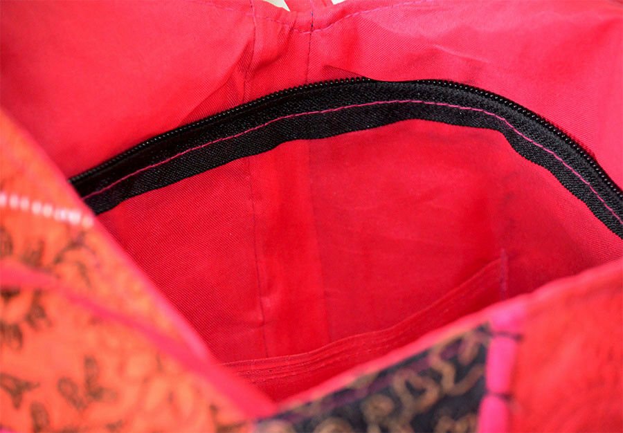 Hand Crafted Vintage Hand Embroidered Patches Sling Bag, Shoulder Bag - Image 7