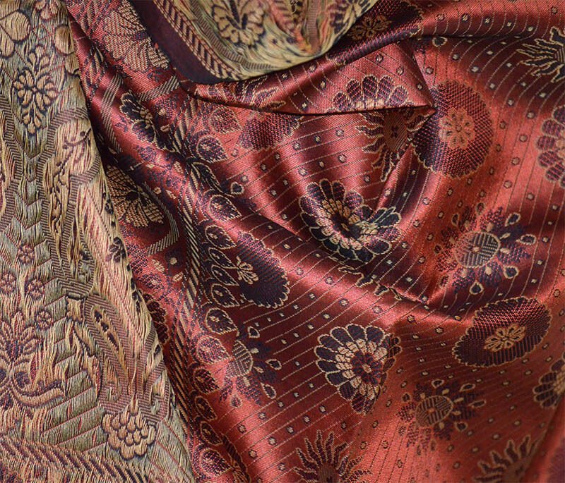 Varanasi Silk Paisley Stole Wrap - Image 5