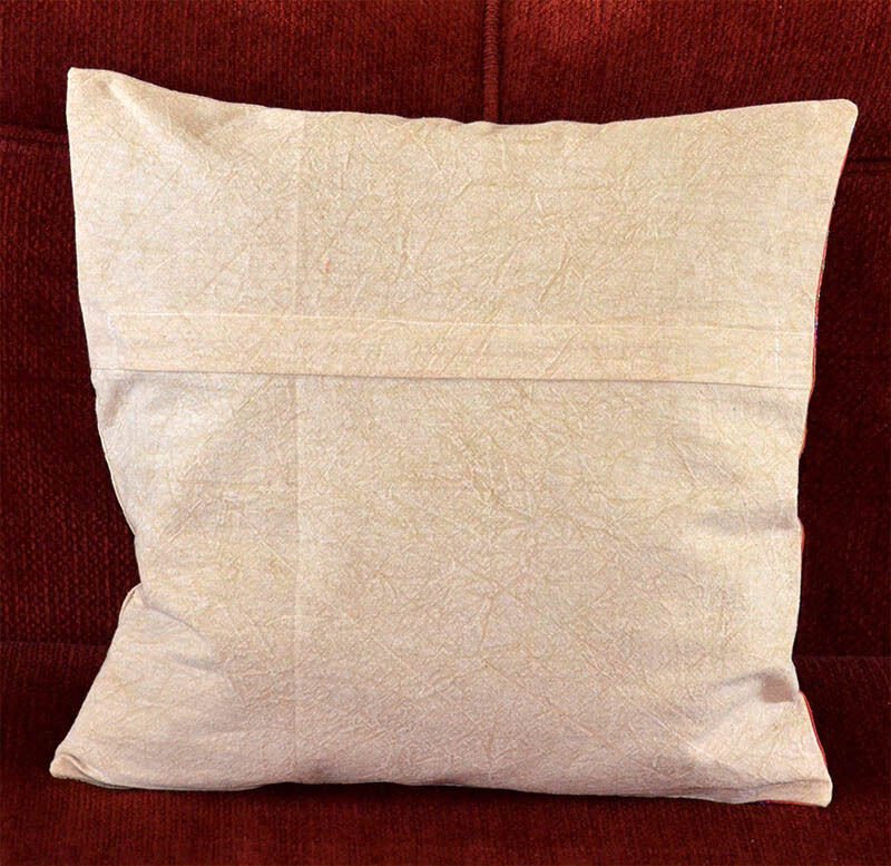 Stone Washed Cotton Embroidery Pillow Cover - Image 5
