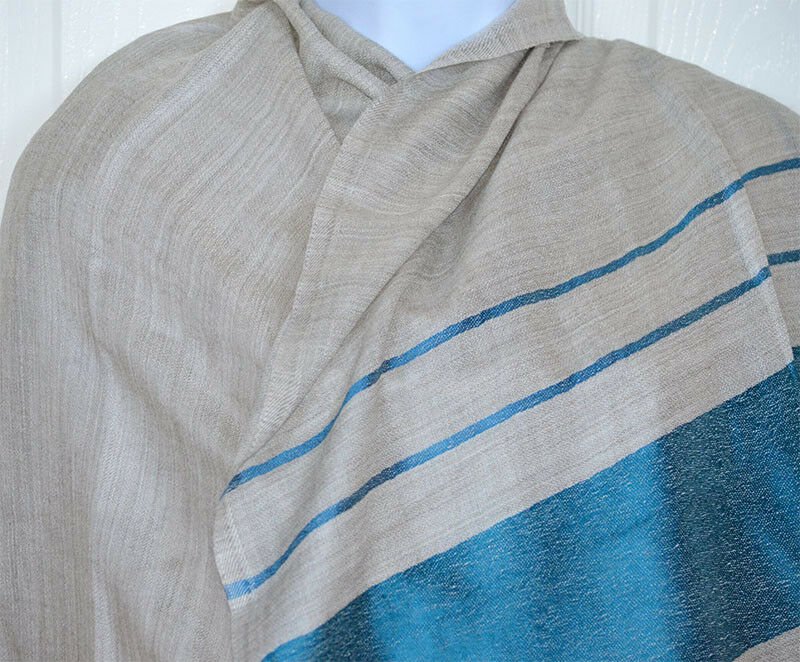 Handwoven Pashmina Cashmere Wool Shawl Wrap - Image 4