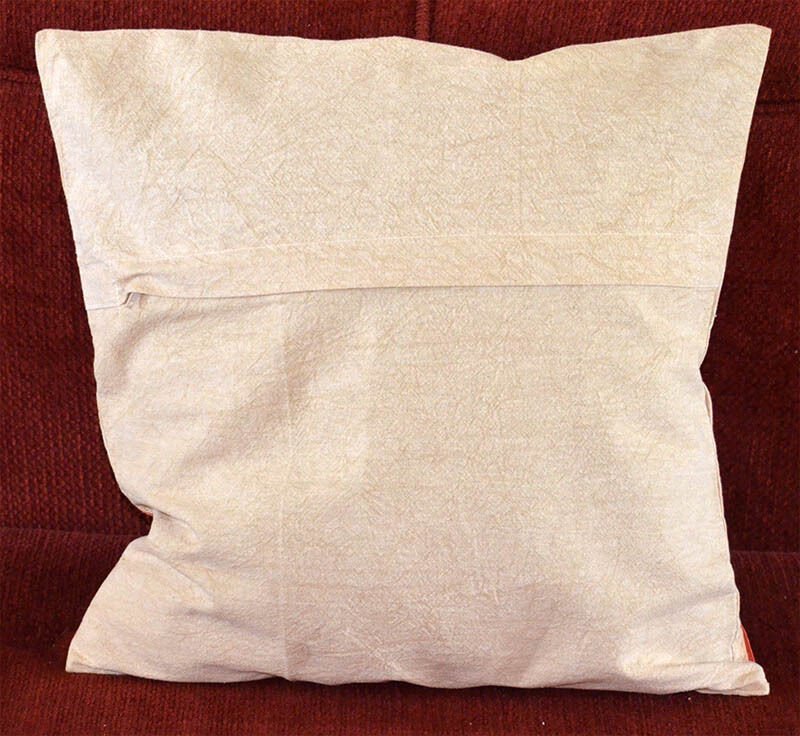 Stone Washed Cotton Embroidery Pillow Cover - Image 5
