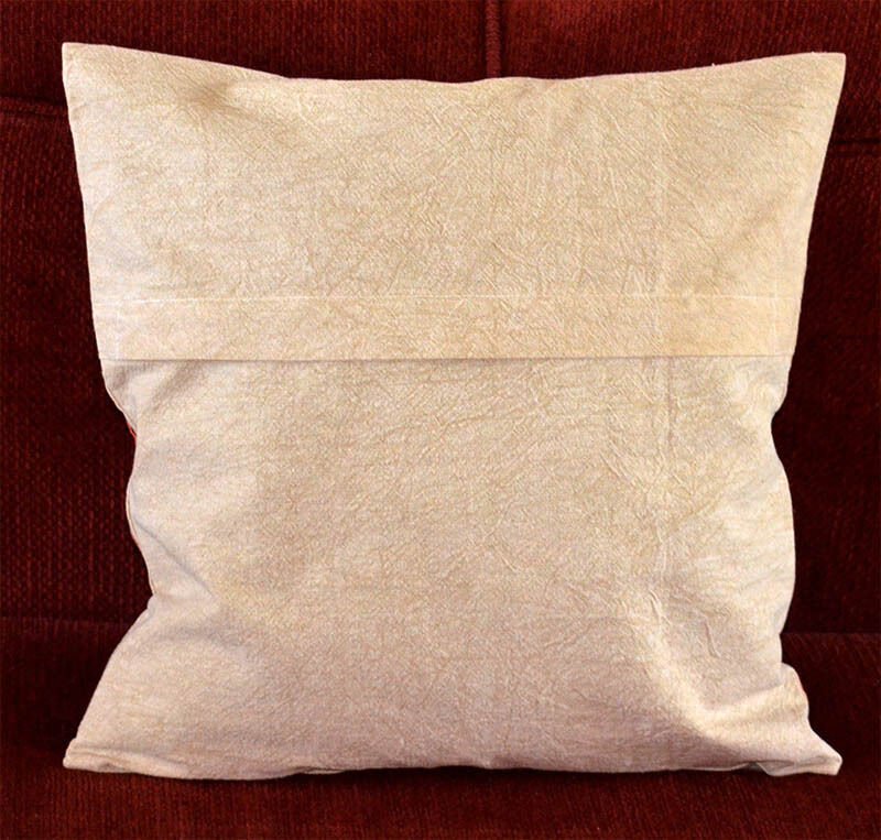 Stone Washed Cotton Embroidery Pillow Cover - Image 5