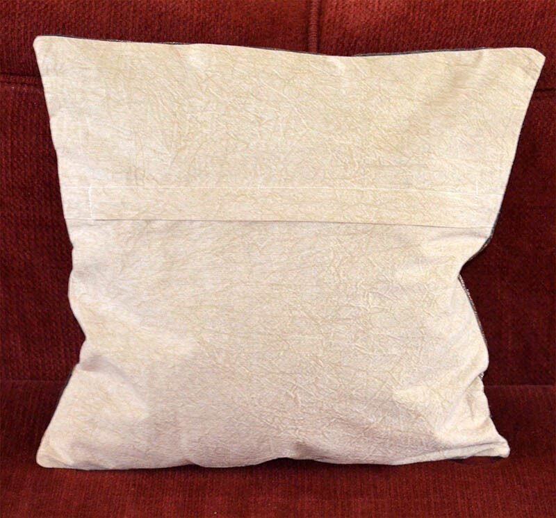 Stone Washed Cotton Embroidered Pillow Cover - Image 5