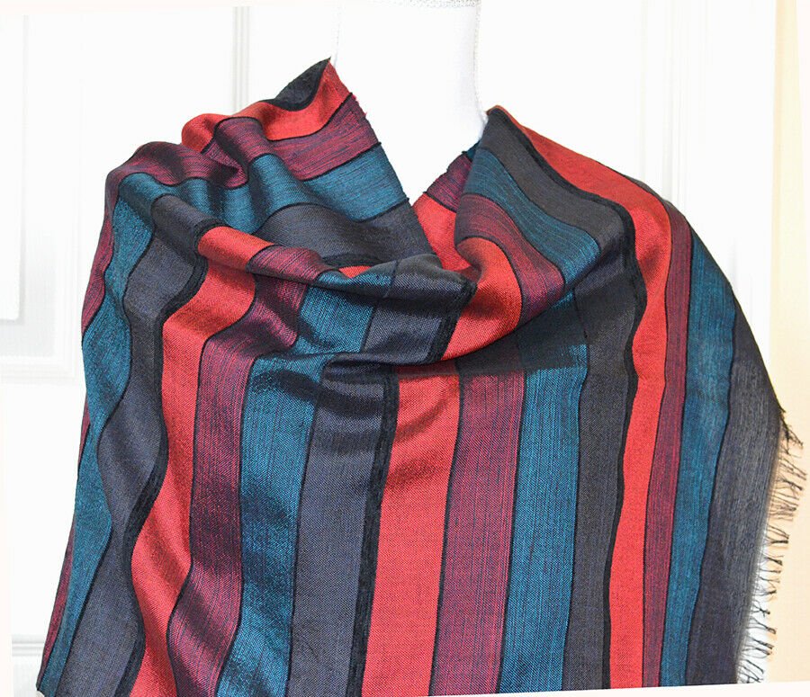 Moroccan silk stole wrap - Image 5