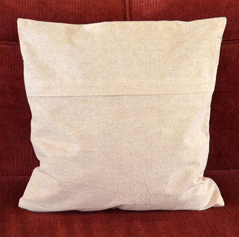 Stone Washed Cotton Embroidery Pillow Cover - Image 6