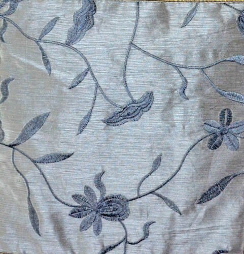 Gray Silk Embroidery Brocade Pillow Cover - Image 5