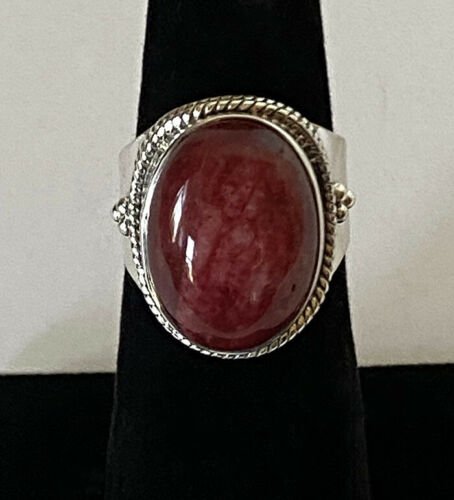 Artisan Created Hand Crafted Natural Agate Sterling Silver Ring - Image 5