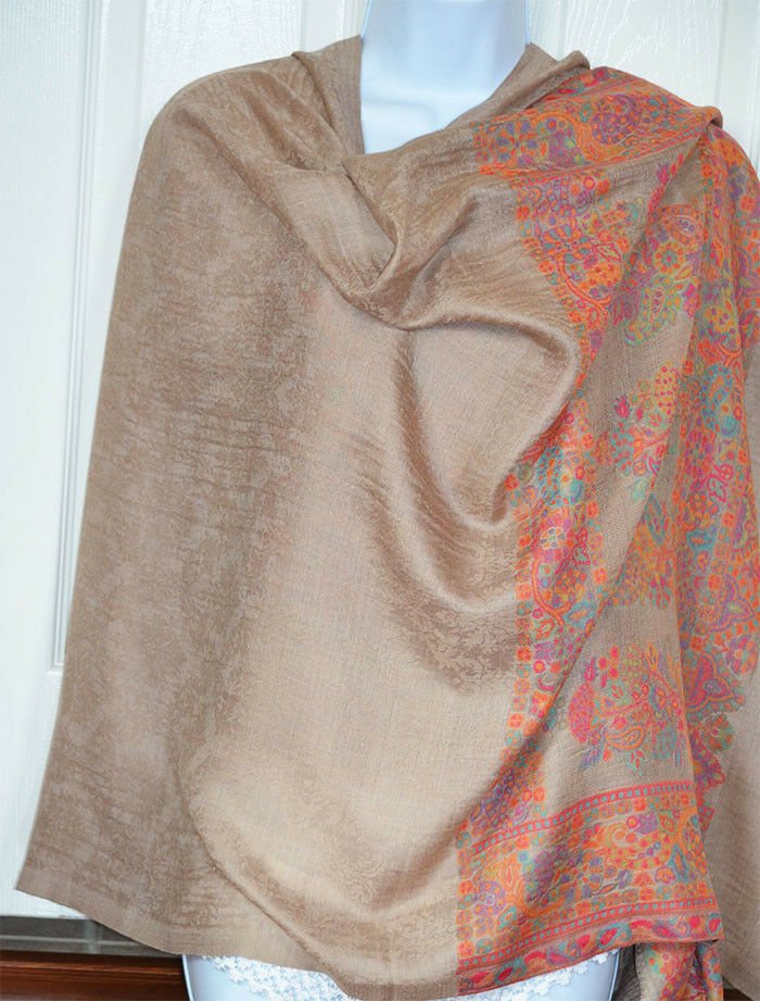 Handwoven Pashmina Cashmere Shawl Wrap - Image 2