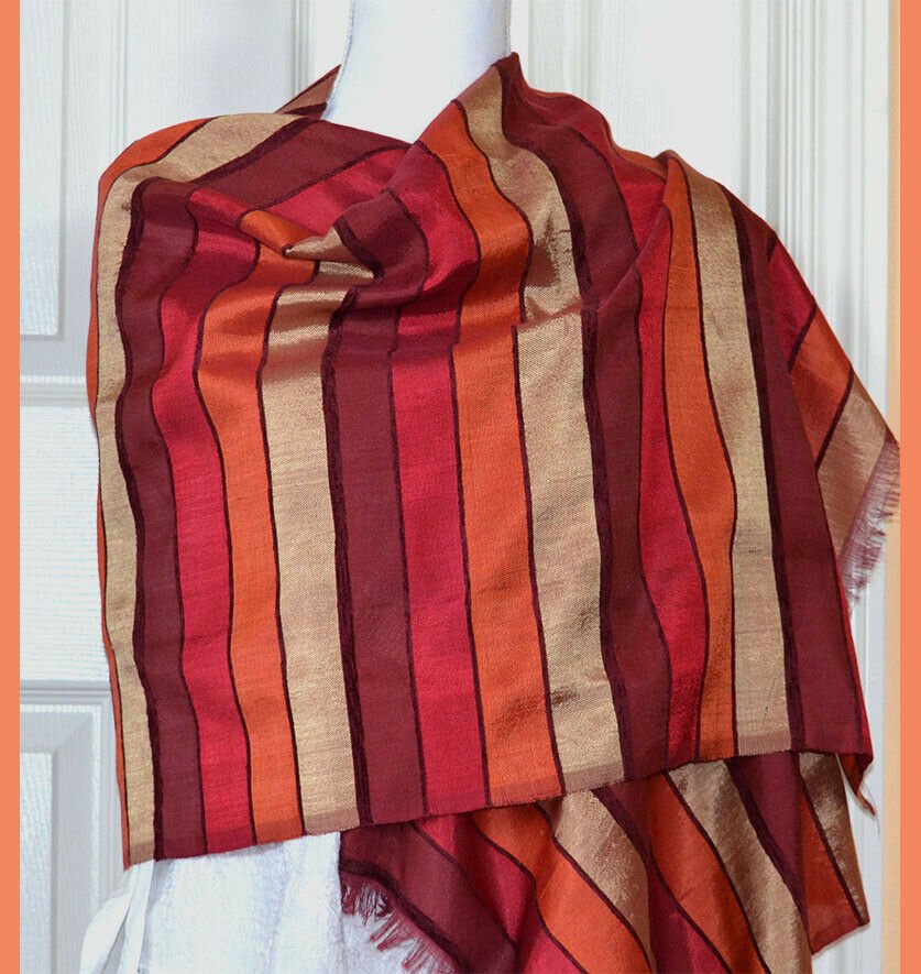 Moroccan cactus silk stole wrap - Image 2