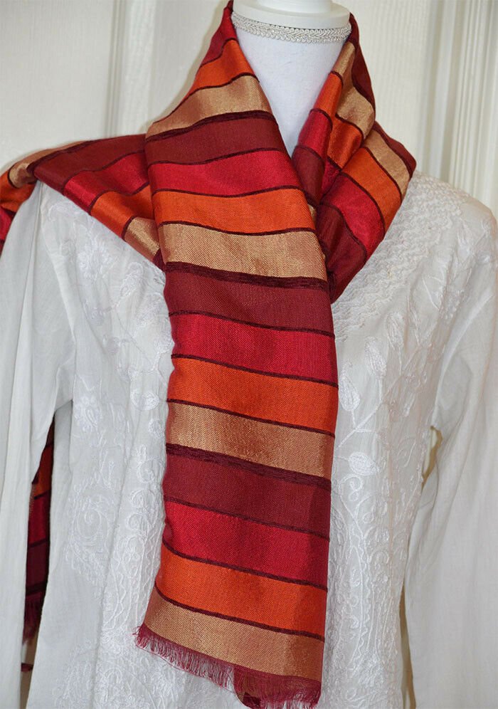 Moroccan cactus silk stole wrap - Image 3