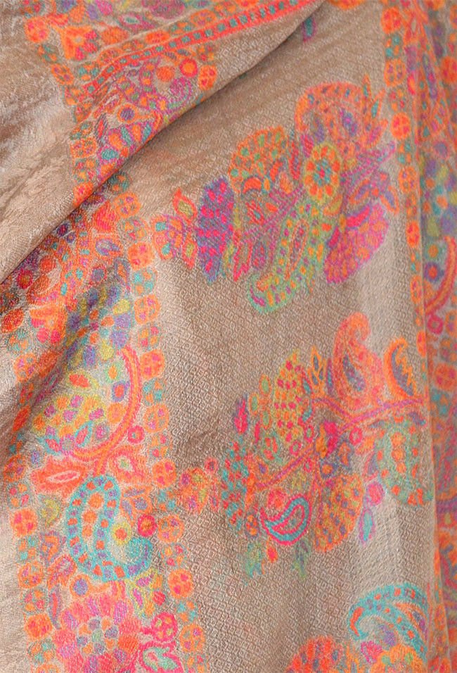 Handwoven Pashmina Cashmere Shawl Wrap - Image 5