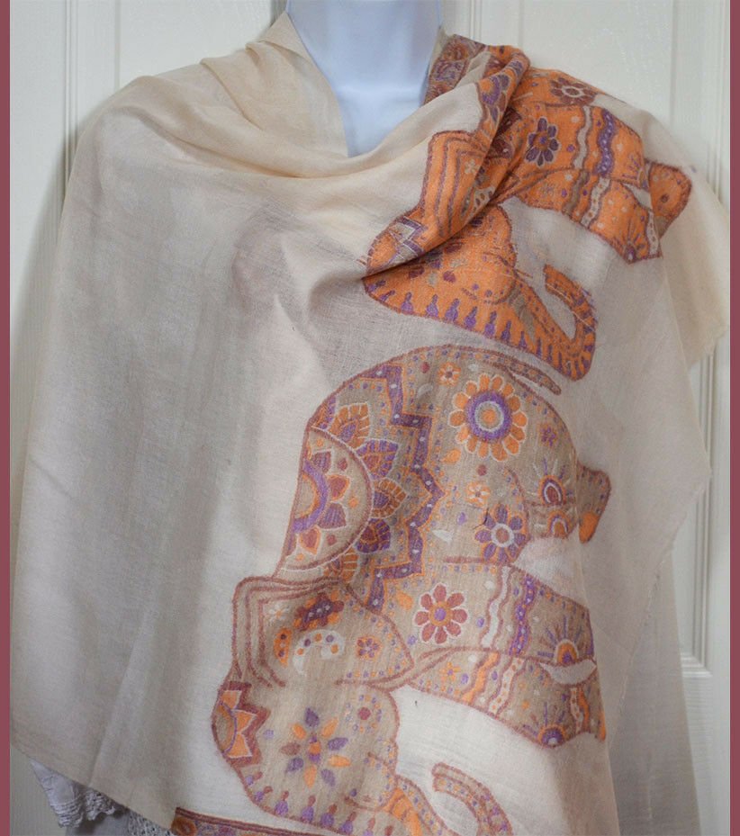 Handwoven Pashmina Cashmere Shawl Wrap