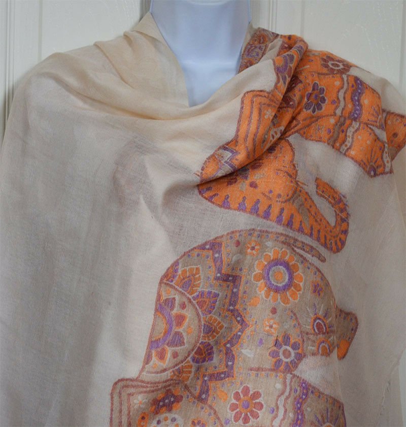 Handwoven Pashmina Cashmere Shawl Wrap - Image 2