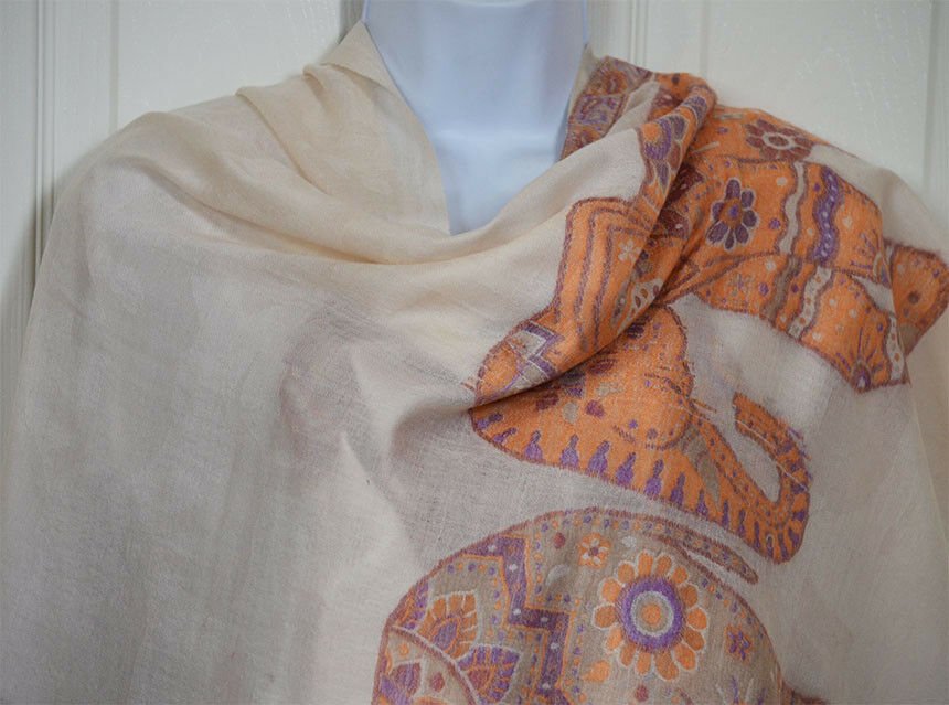 Handwoven Pashmina Cashmere Shawl Wrap - Image 3