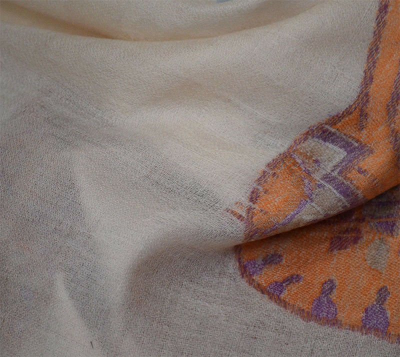 Handwoven Pashmina Cashmere Shawl Wrap - Image 4