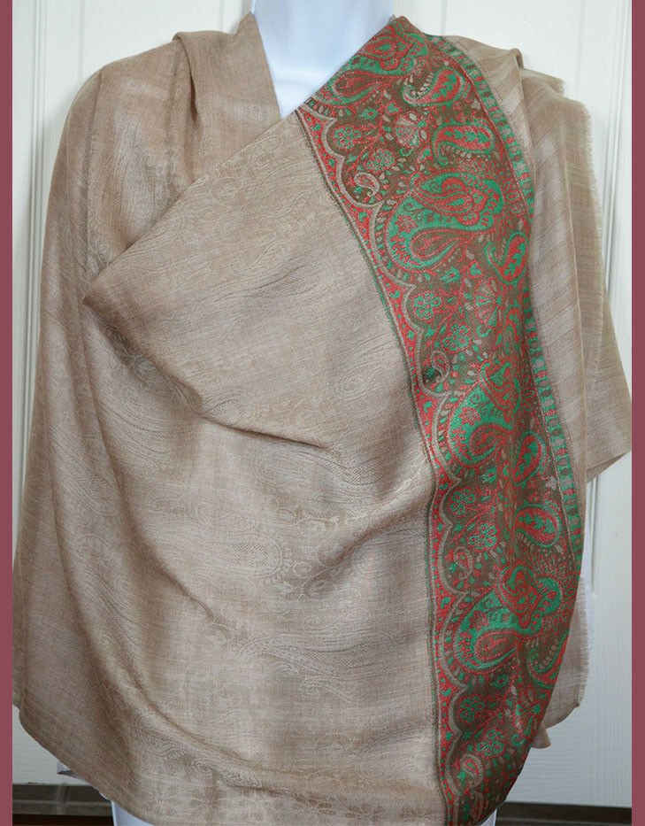 Handwoven Pashmina Cashmere Shawl Wrap
