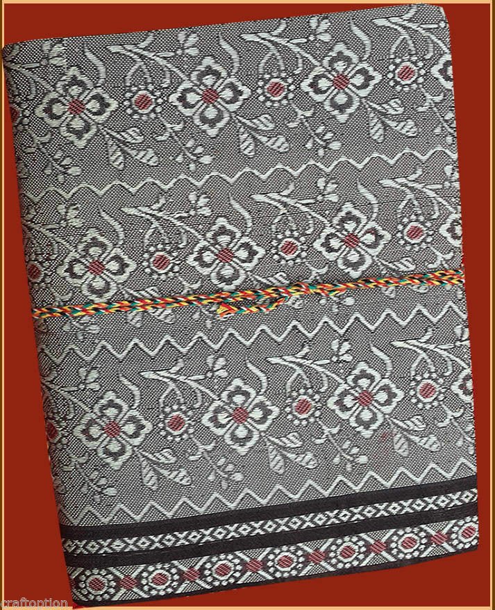 Brown Brocade Cover Handmade Paper Journal Diary