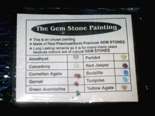 Wood Gemstone Painting Jewelry Box - Image 4
