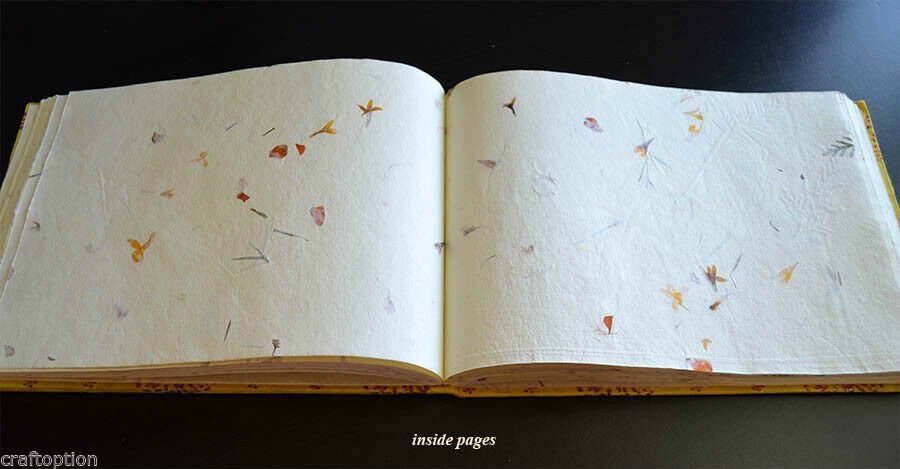 Recycled Paper Gemstone Painting Cover Journal Diary - Image 2
